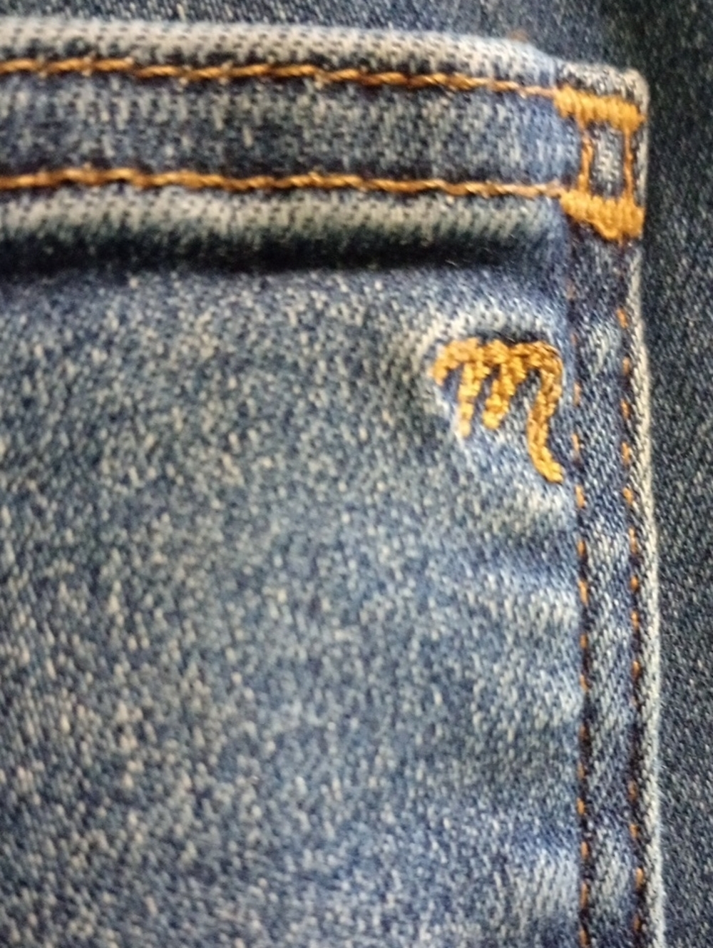 Madewell Skinny High-Rise Chunky Jeans in Blue Wash Denim - Picture 8 of 8